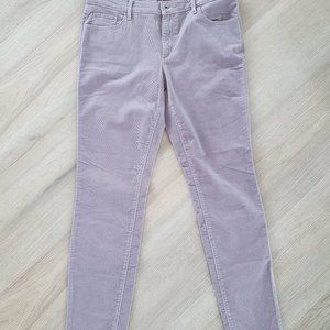 LOFT Lavender Corduroy New w/tags